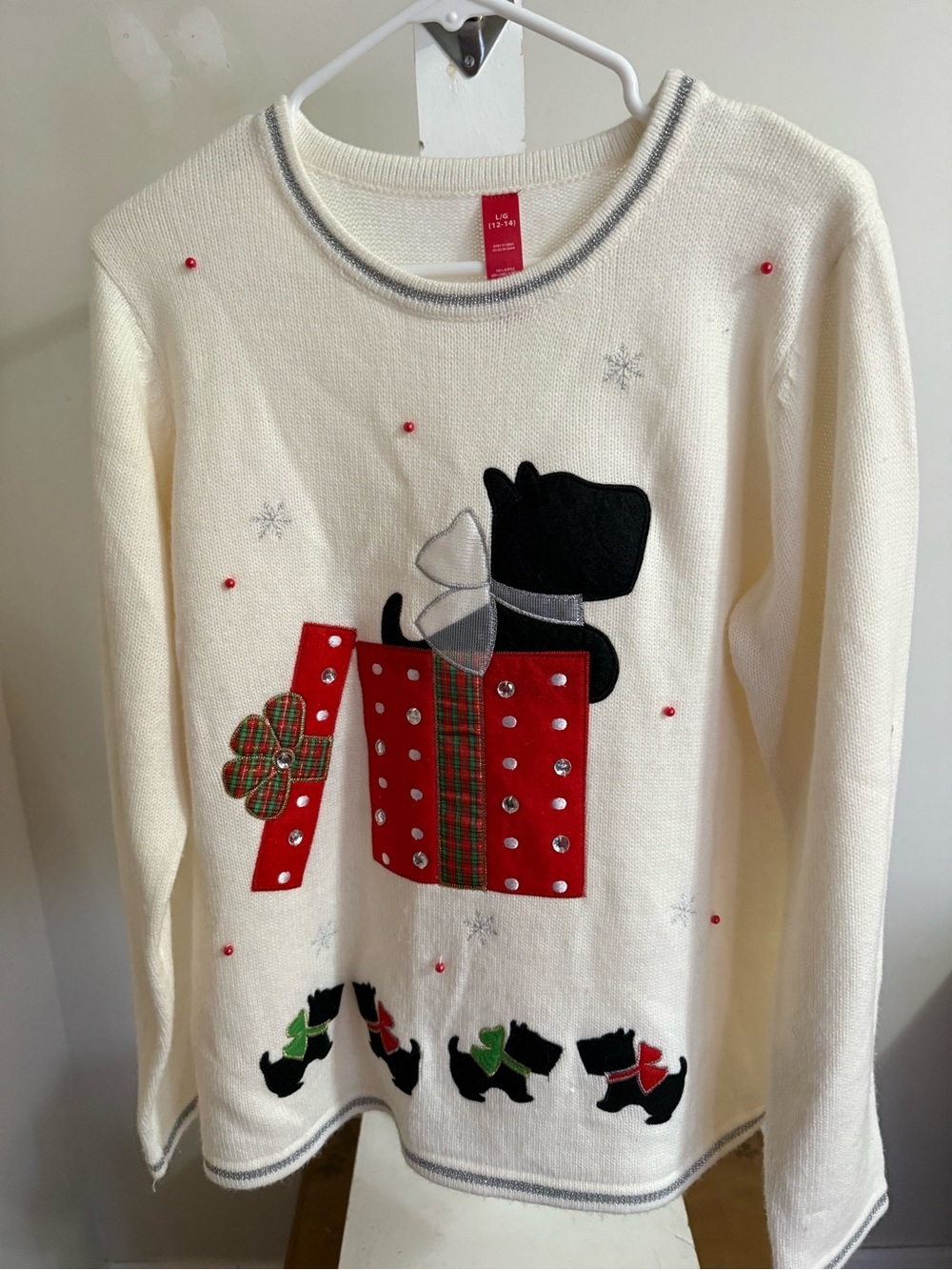 Scottie Dog Christmas Sweater
